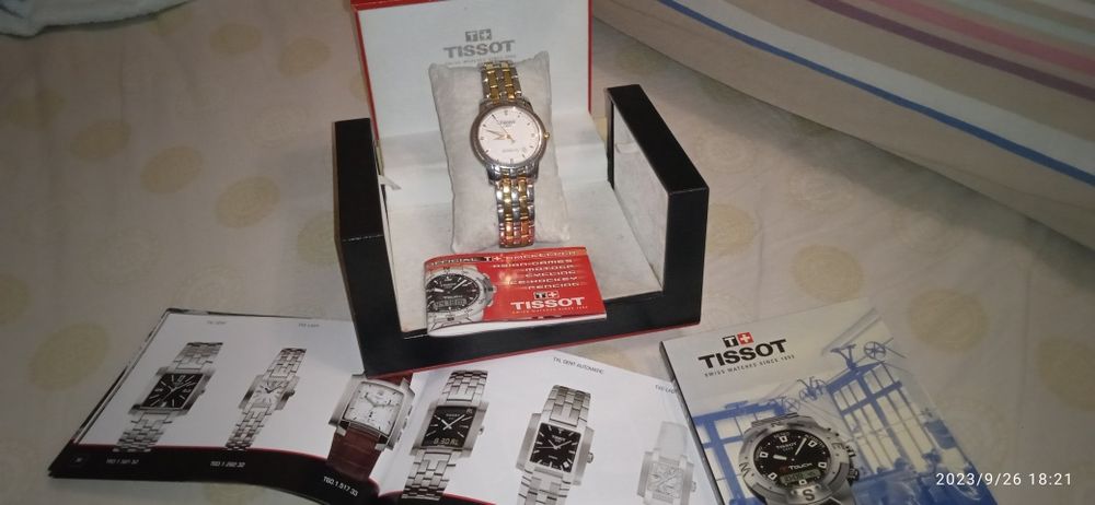 мужские часы "TISSOT"оригинал,б/у,механика