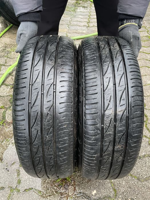 4 pneus 175/65 r14 semi-usados com muito piso