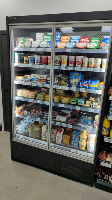 Гастрономічна вітрина, регали в наявності на складі, колір графіт