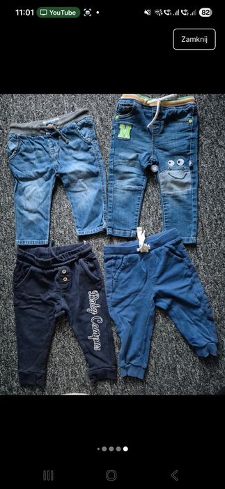 Zestaw ubranek dla chłopca 74-80