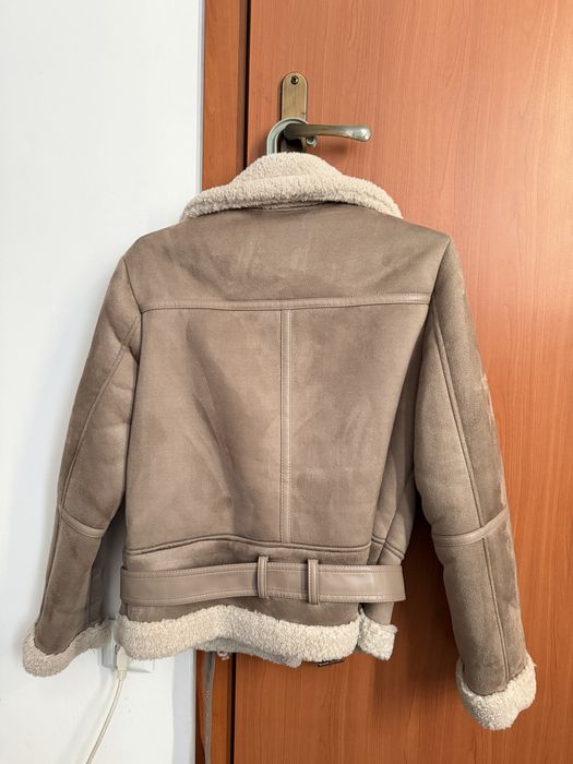 Тепла бежева дублянка