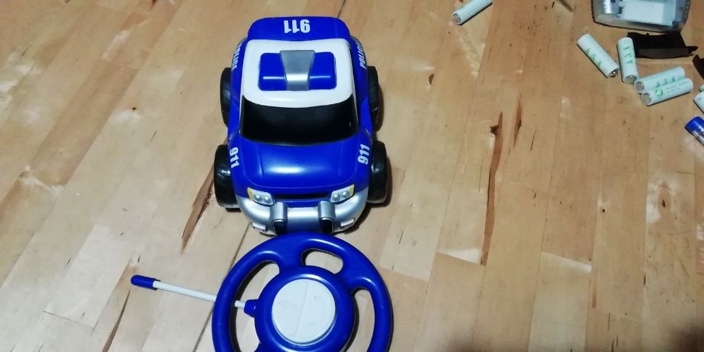 Carro de policia tele comandado de criança Kid Galaxy