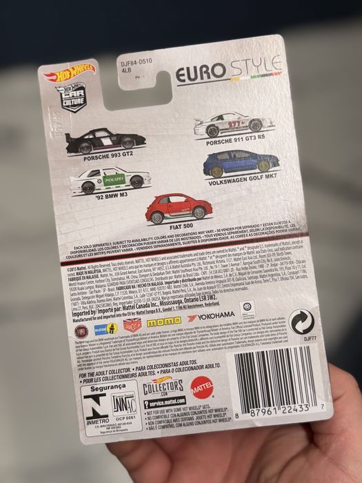 Hot Wheels Premium BMW M3 E30 Polizei Euro Style 2016 piękna