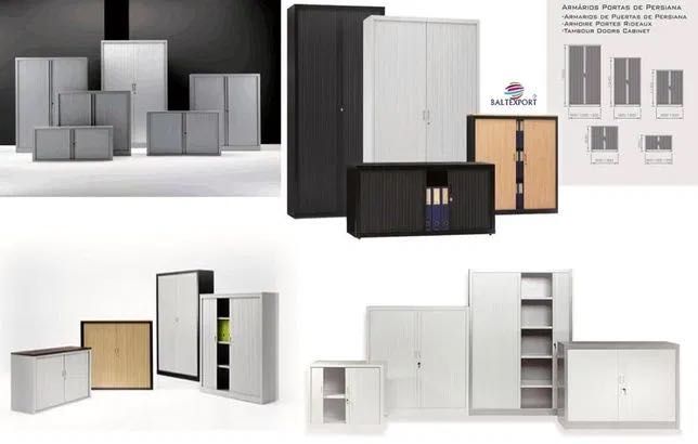 Armario Portas de Correr Persiana 800x1200x420 mm Material (NOVO)
