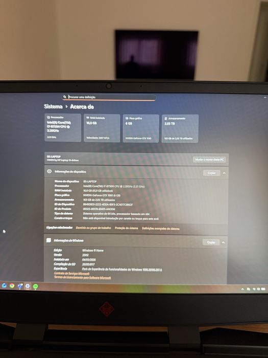 OMEN 15” Intel I7 GTX