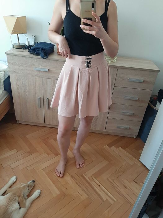 Spódnica new yorker pudrowy róż