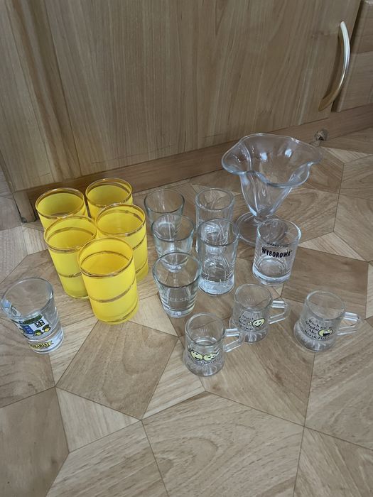 Szkło szkliwo literatki kieliszki