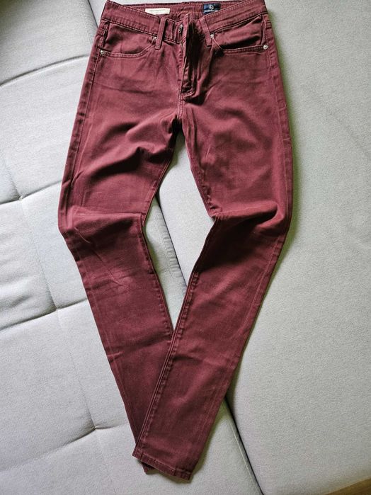 Spodnie Vitkac Adriano Goldschmied roz. XS bordowe Moliera2