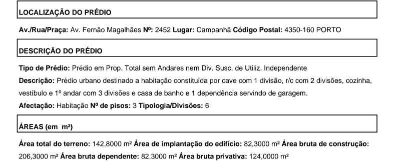 Moradia T6 com Jardim e Garagem na Av. Fernão Magalhães – Porto