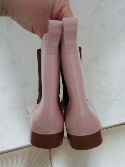 Италия. Шикарные резиновые ботинки/сапожки. 37 р. 24 см стелька