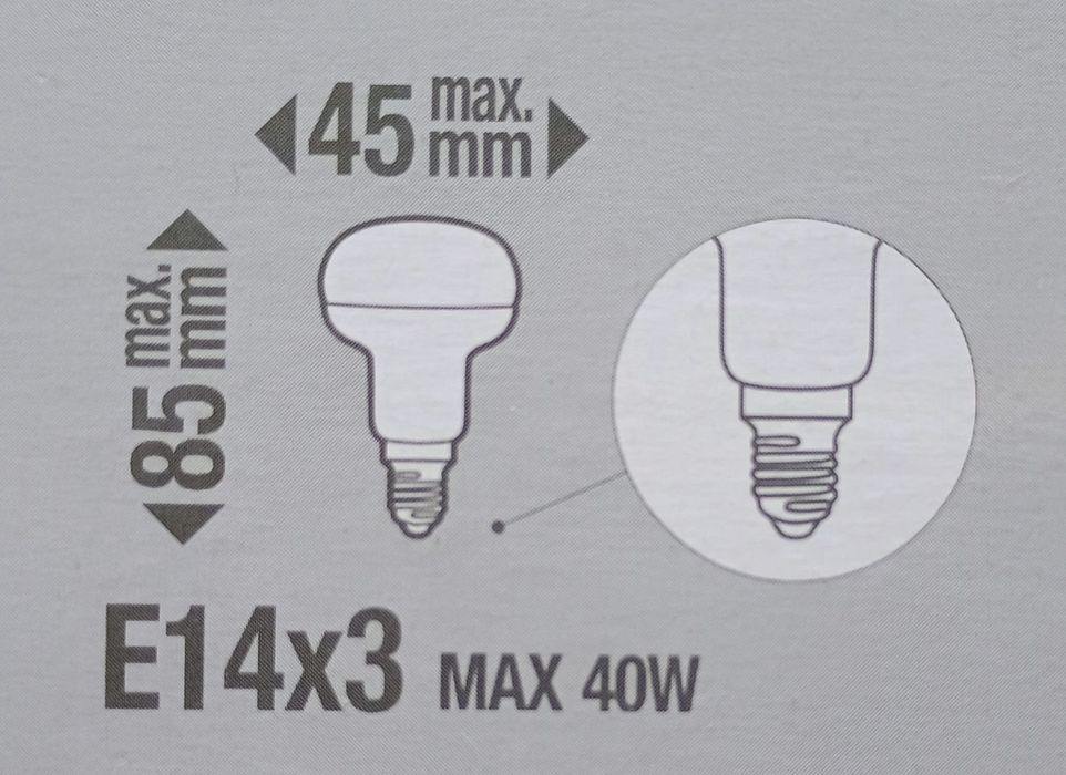 Lampa spirala ALGA sufitowa.