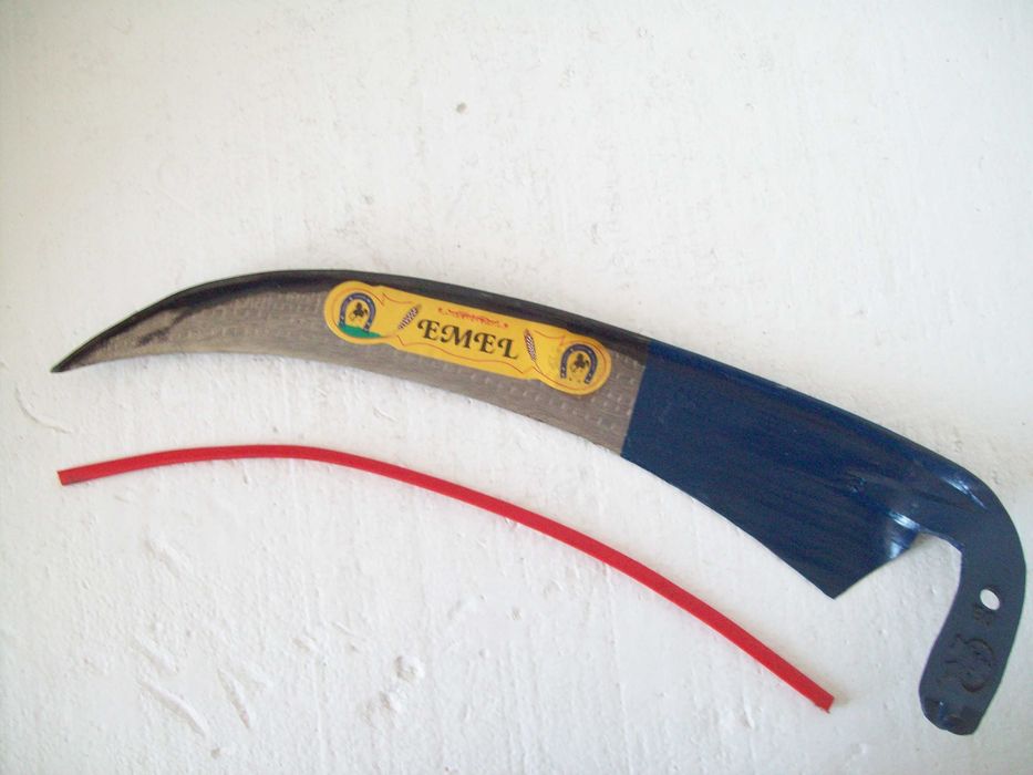Коса ручная, кованная, стальная, для скашивания травы, № 5