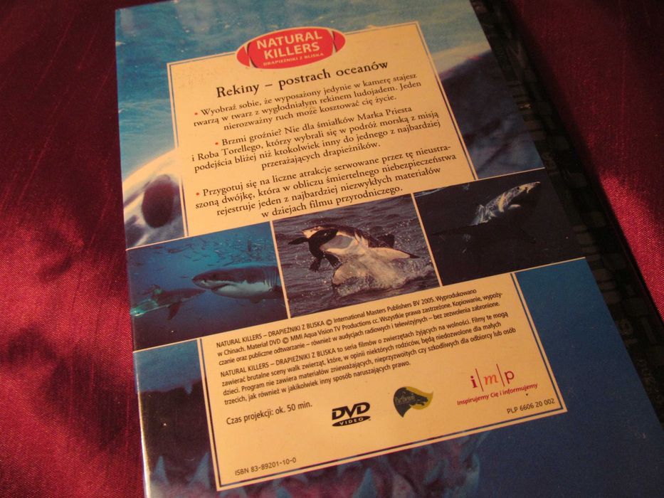 Zestaw filmów DVD Natural Killers – Drapieżniki z bliska (49 szt.)