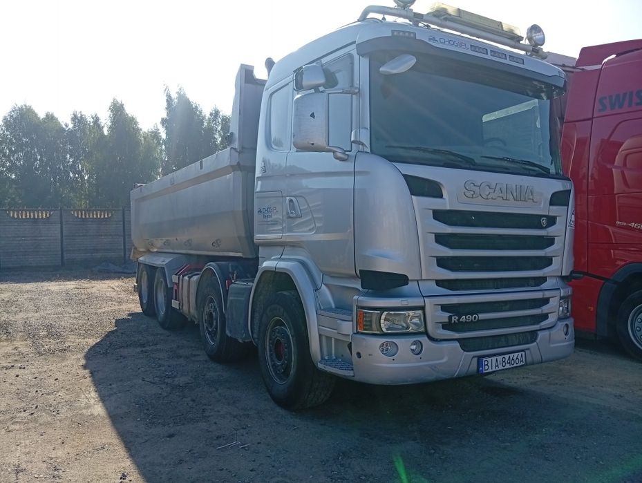 Wywrotka Scania 490R 8x4