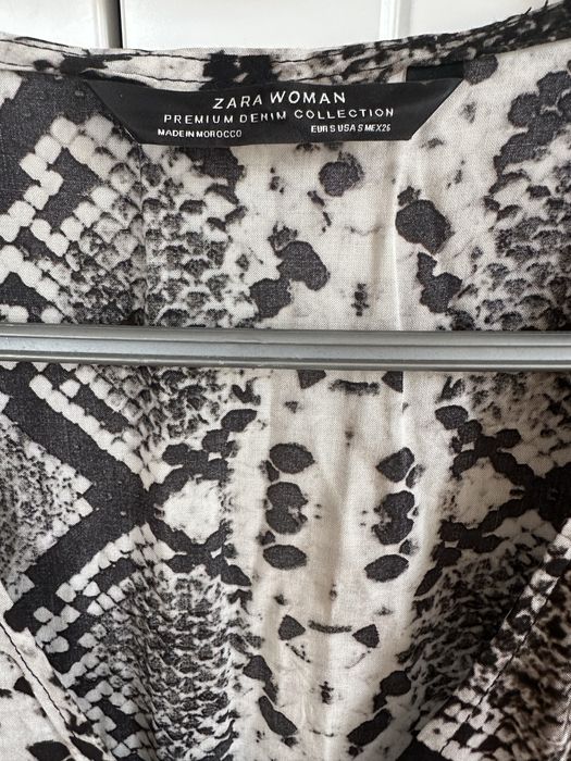 Zara sukienka snake print
