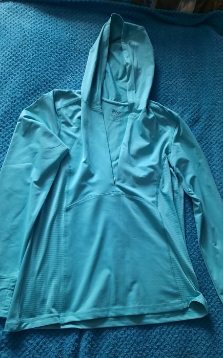 Bluza sportowa z kapturem 40/42 Turkus