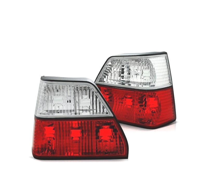 FAROLINS TRASEIROS GOLF 2 83-91 VERMELHO BRANCO