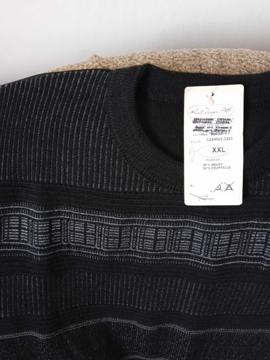 Sweter męski czarno-szary KINGS rozmiar XXL Nowy