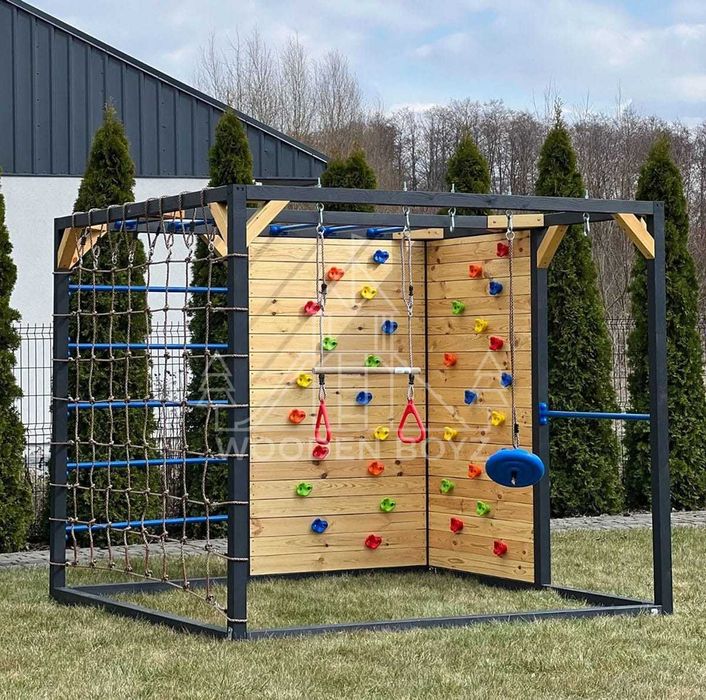 PROMOCJA - Plac zabaw - Jasiek - Drewniany - Małpi gaj - Duży