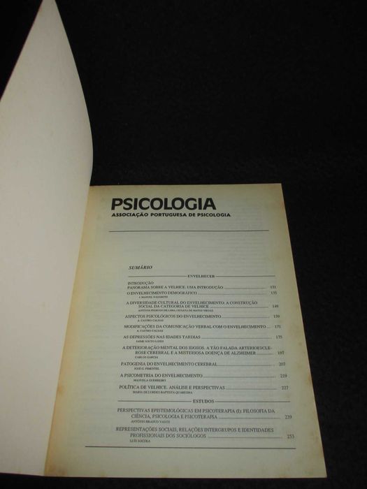 Livros Psicologia Revista da Associação Portuguesa de Psicologia
