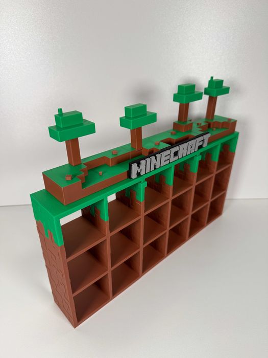 Стенд Тримач для Фігурок Kinder Joy Minecraft з Гри Майнкрафт Полиця