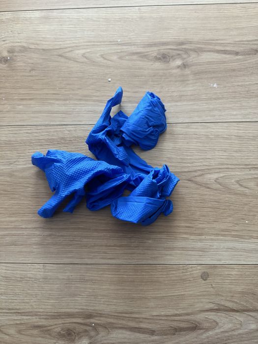 Super niebieskie rękawiczki