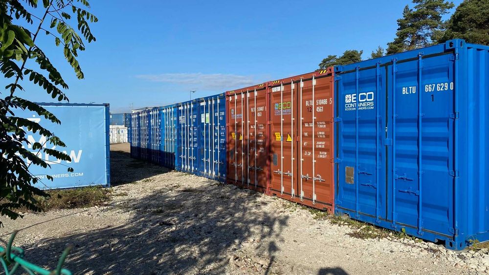 Kontener morski 40'HC(12m) (różne kolory) pod self-storage