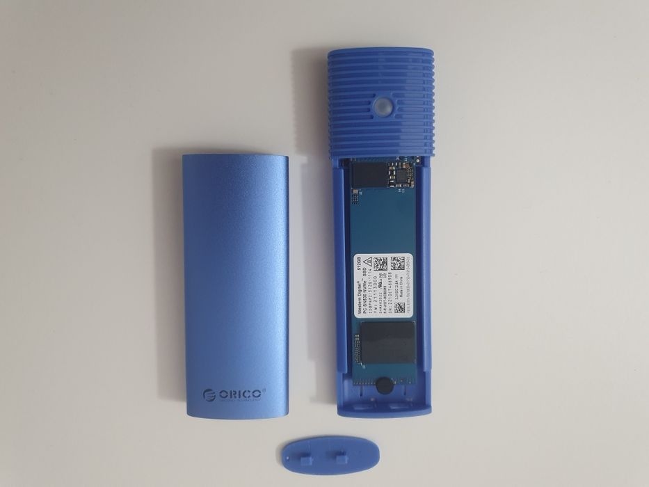 Obudowa orico  do dysku m.2 NVMe (USB-C) działa też dysk M.2
