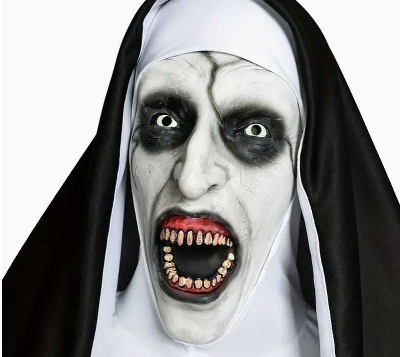 Maska Halloween ZAKONNICA / THE NUN - wysyłka jeszcze w dniu zakupu!