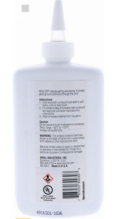 Ideal Noalox паста електро-контактна для алюмінія
