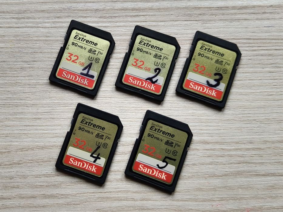 Karta pamięci Sandisk 32Gb 5szt.