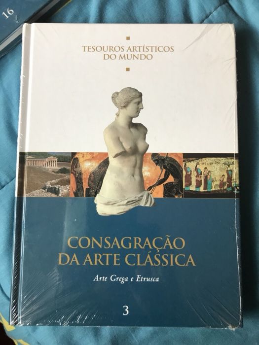 Seis livros da coleção Tesouros Artísticos do Mundo