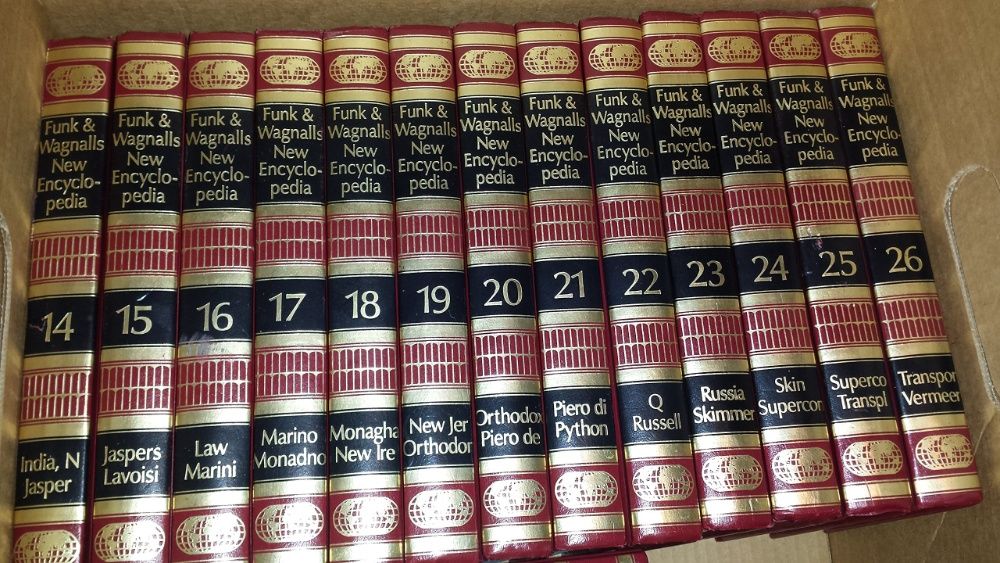 Funk & Wagnalls - Nova Grande Enciclopédia - 29 volumes - Completa