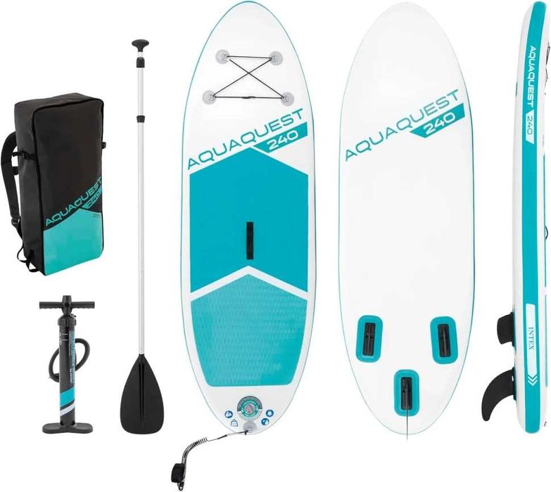 Надувная SUP доска для сёрфинга Intex 68241 Aqua Quest 240 Youth