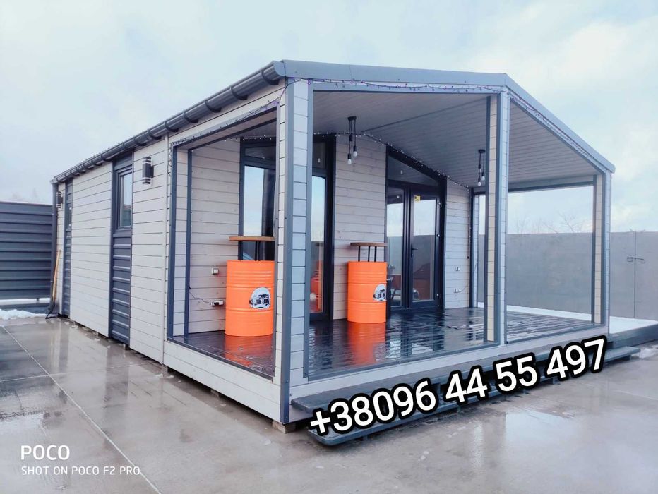 ВИРОБНИК! Модульні /Каркасні будинки ПІД КЛЮЧ для проживання / дачі