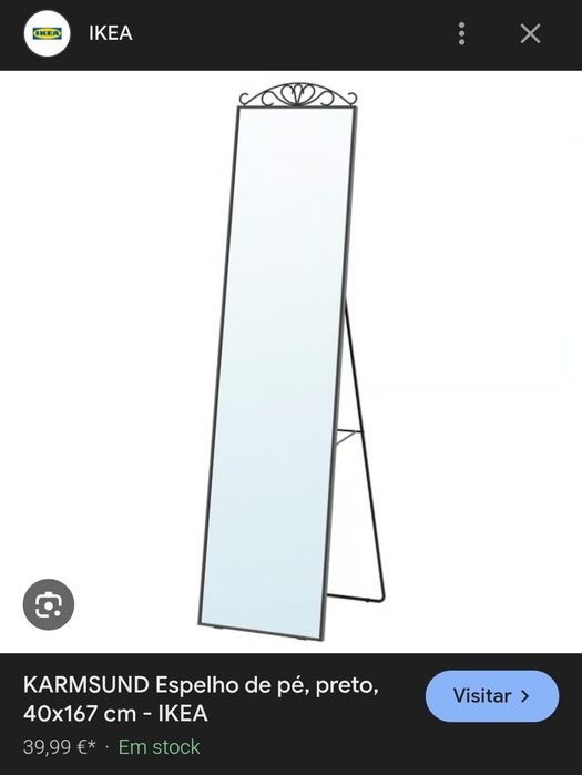 Espelho de pé, IKEA