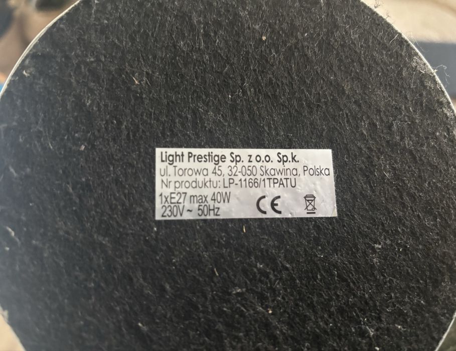 Lapmpa biurkowa Light Prestige lp-1166/1tpatu
