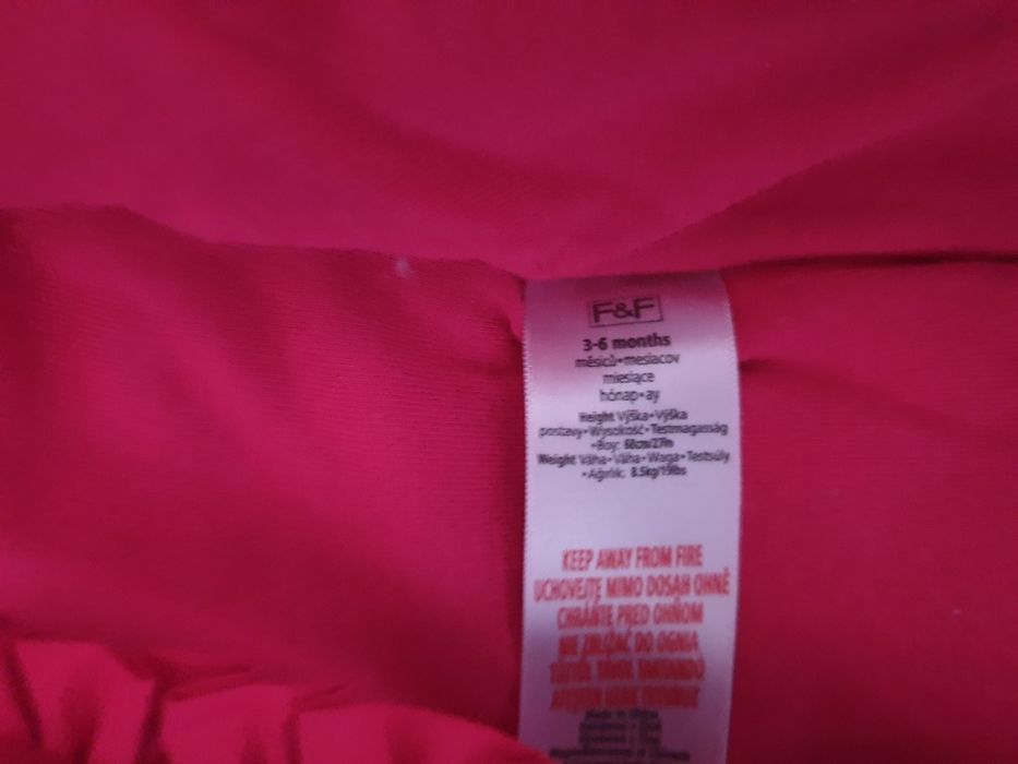 Kombinezon zimowy F&F roz 68  3-6 mies