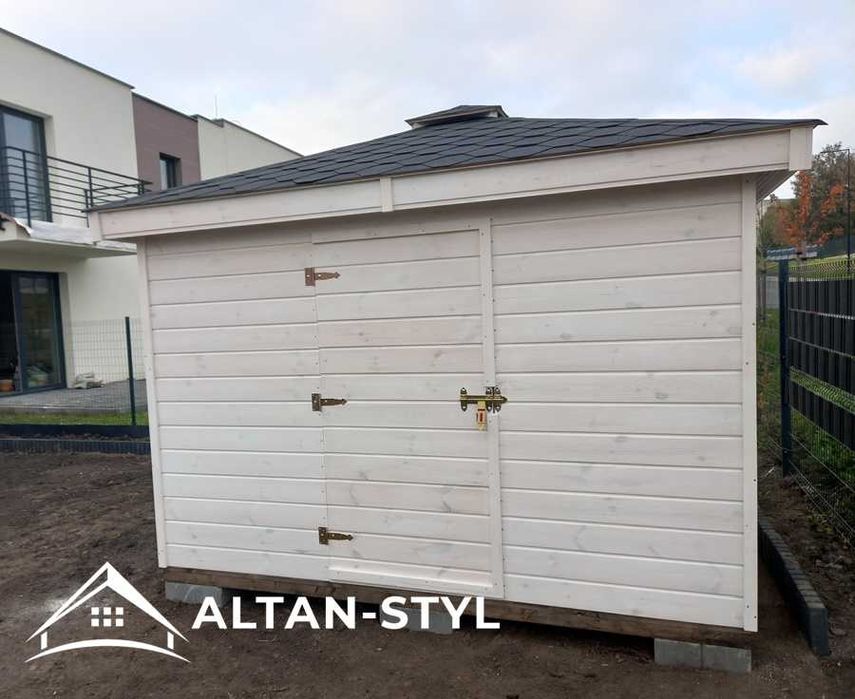 Domek narzędziowy OGRODOWY gospodarczy LEON 3x3m PRODUCENT
