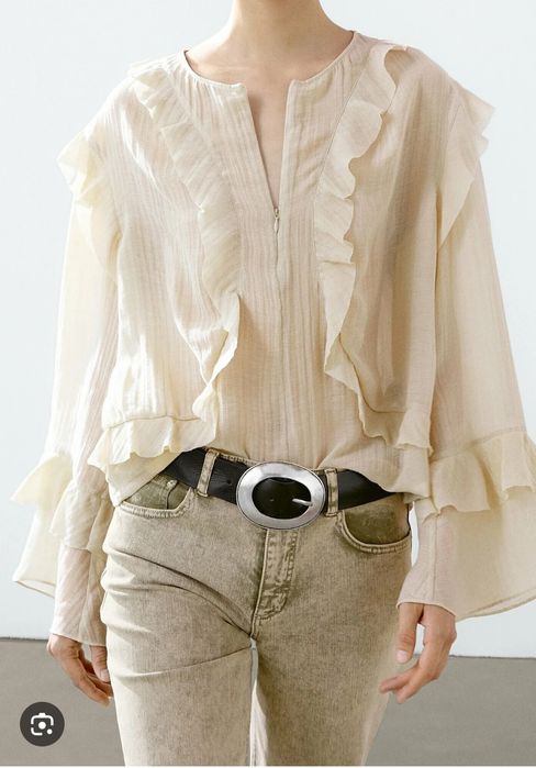 Romantyczna bluzka z falbankami