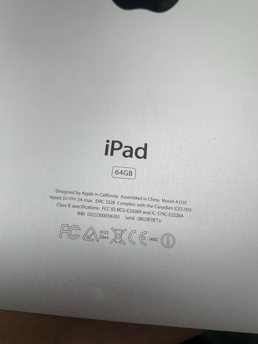 Apple ipad a1337 3g+wifi 64gb
