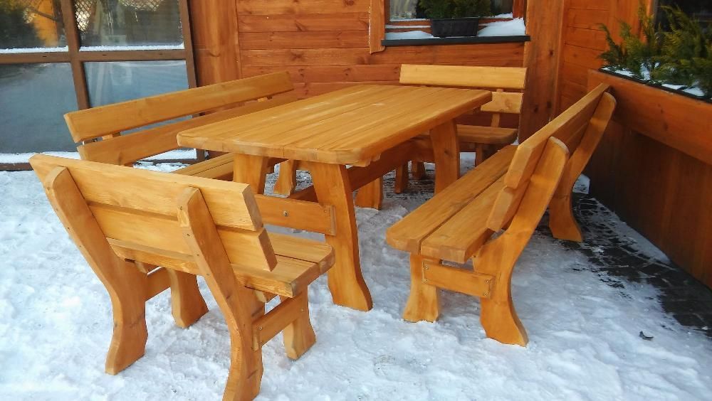 Meble ogrodowe barowe drewniane.TRANSPORT 200 ZŁ