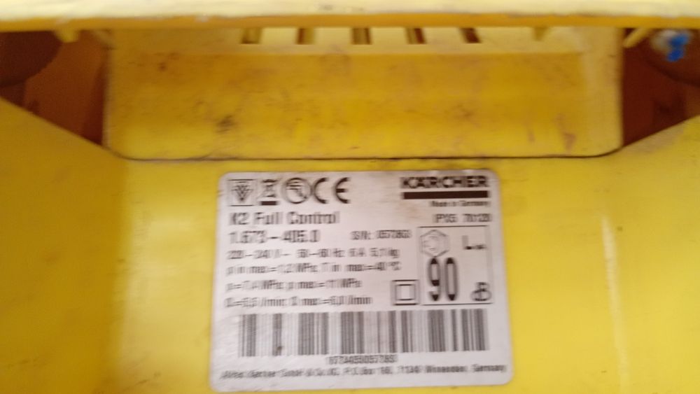 Karcher Myjka ciśnieniowa K2 full Control Wada Komis Madej Gorlice