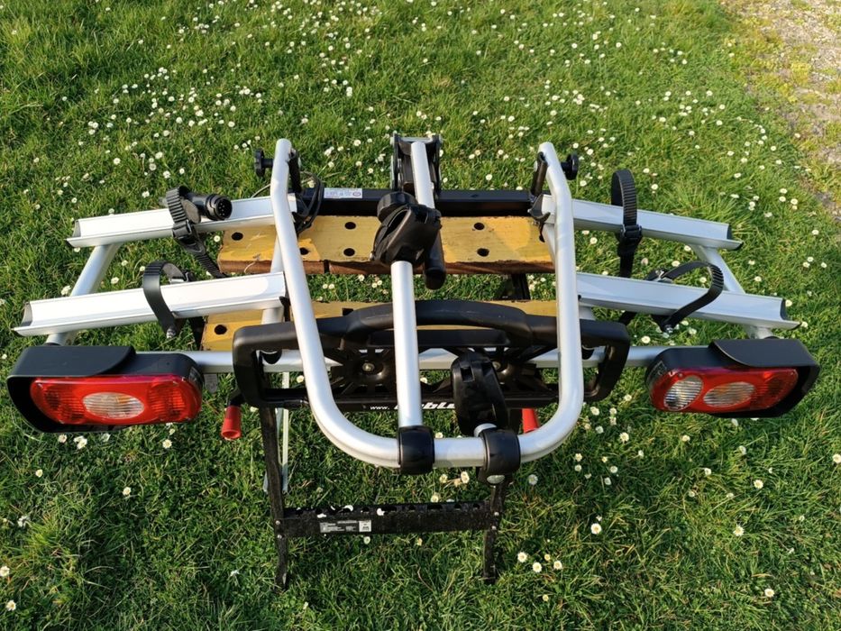 Bagażnik na 2 rowery na hak uchylny antykradzieżowy