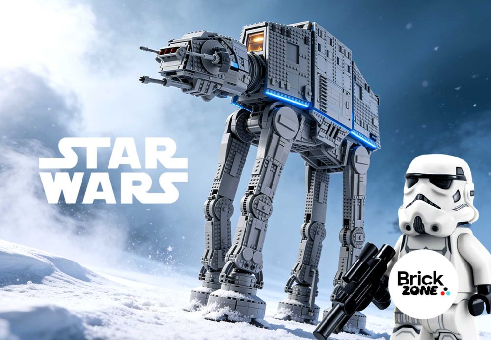 ‼️6785 деталей‼️Конструктор AT-AT Крокохід Star Wars Зоряні Війни (75313) JieStar