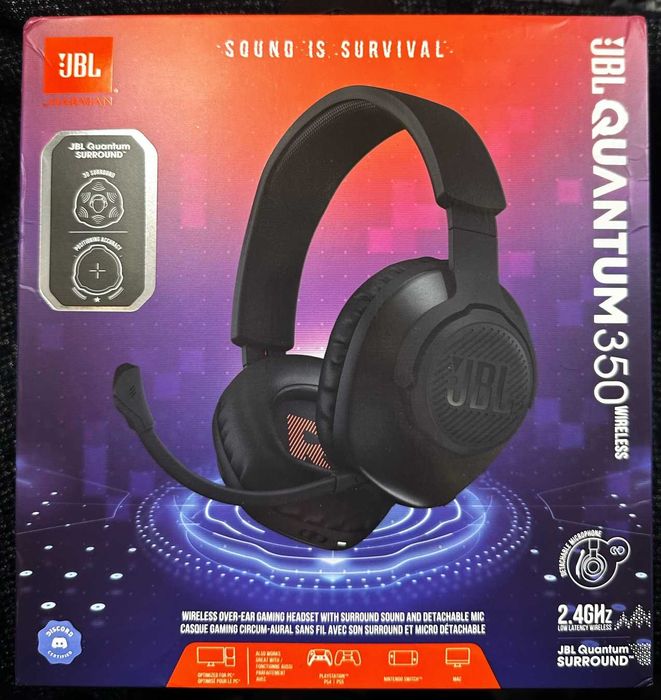 Słuchawki gamingowe JBL QUANTUM 350 Wireless - NOWE!