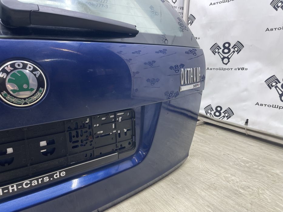 Кришка багажника Skoda Octavia A5 ляда шкода октавія а5 синя