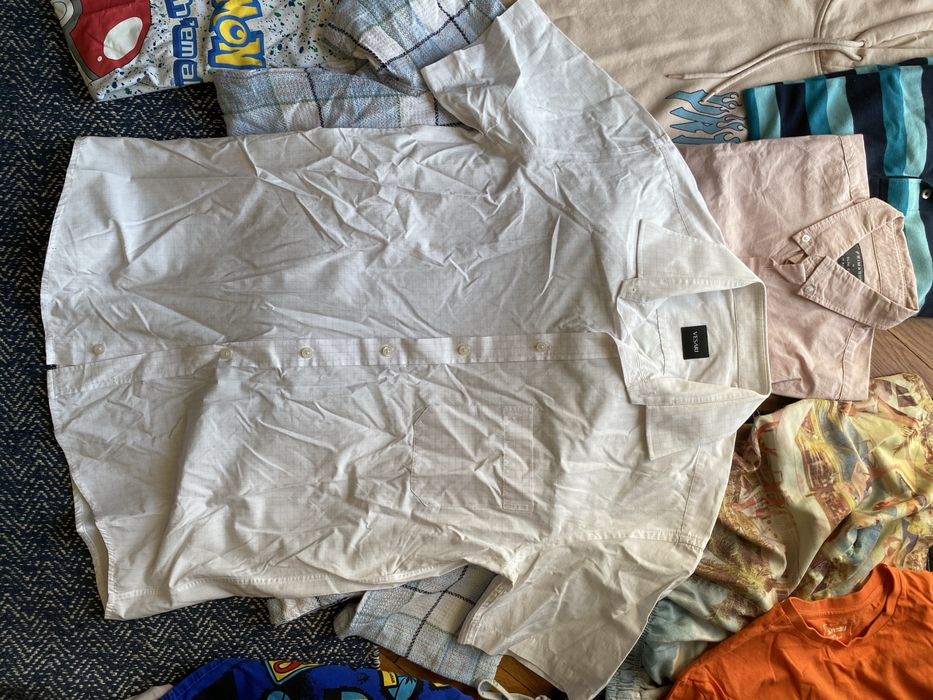Zestaw 15 szt. ubrań męskich rozmiar S/M bardzo dobry stan
