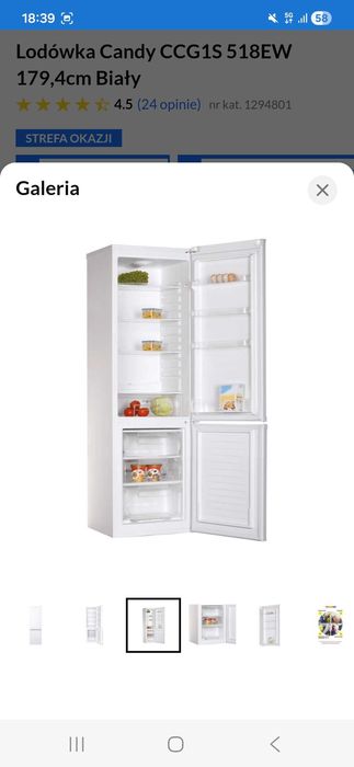 Lodówko-zamrażarka Candy