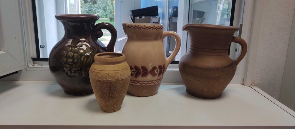 веретено, рубель , тарілка, глечик, кувшин , макитра